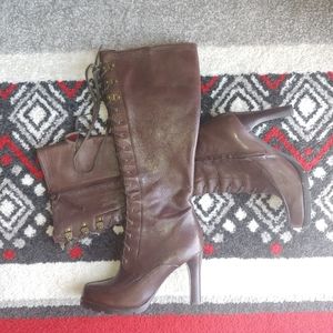 Ralph Lauren knee high boots 7